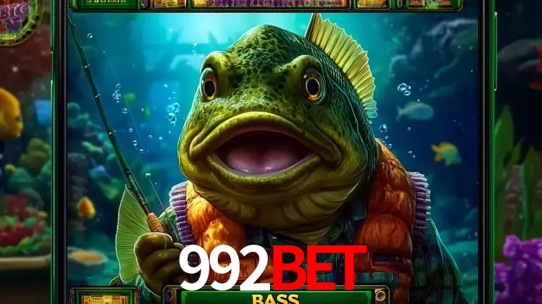 Personagem de peixe pescador do popular jogo de slot com tema de pescaria, uma das emocionantes opções de caça-níqueis para jogar e ganhar no cassino 992BET.